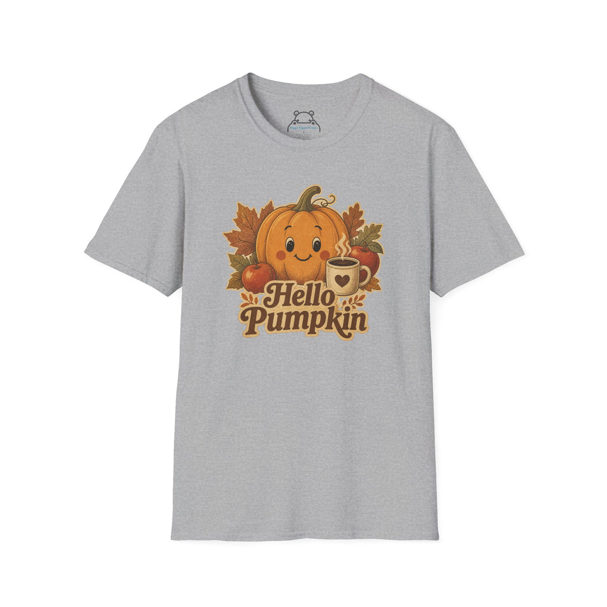 Hello Pumpkin T-Shirt — Cute Vintage Pumpkin Fall Tee