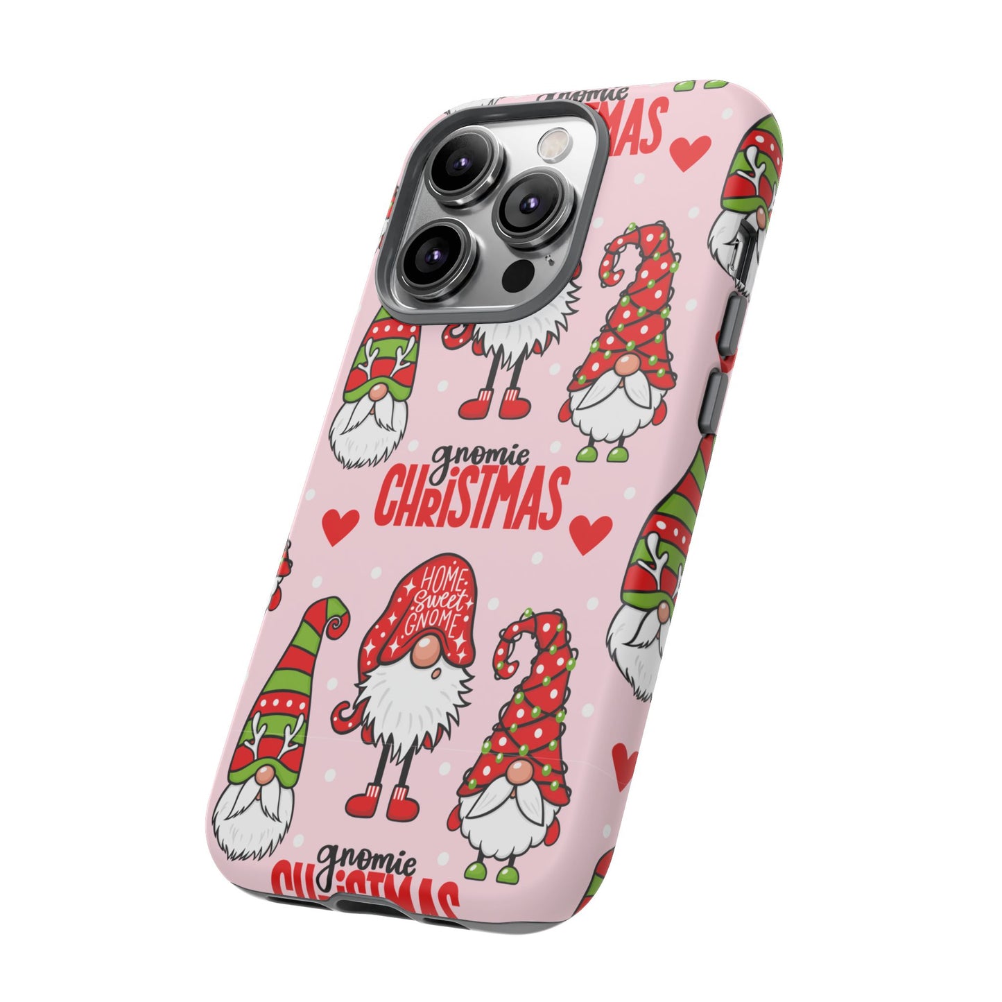 Christmas Gnomes Tough Phone Case – “Gnomie Christmas” Holiday Protection