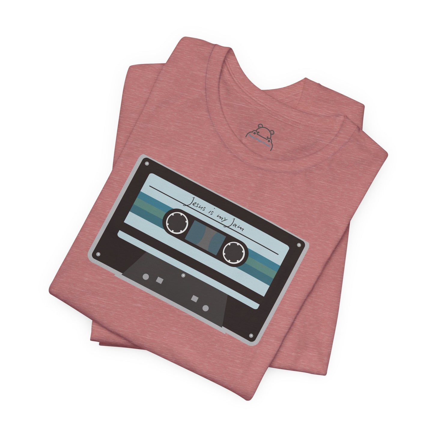 Jesus is my Jam Vintage Tape Design-Faith Based Unisex Tee
