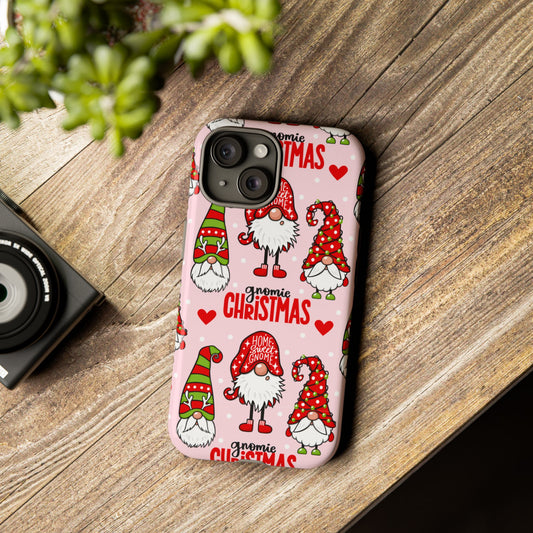 Christmas Gnomes Tough Phone Case – “Gnomie Christmas” Holiday Protection