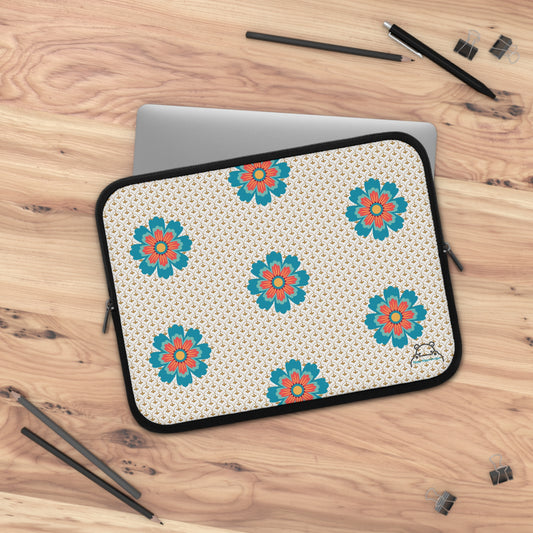 Colorful Floral Laptop Sleeve
