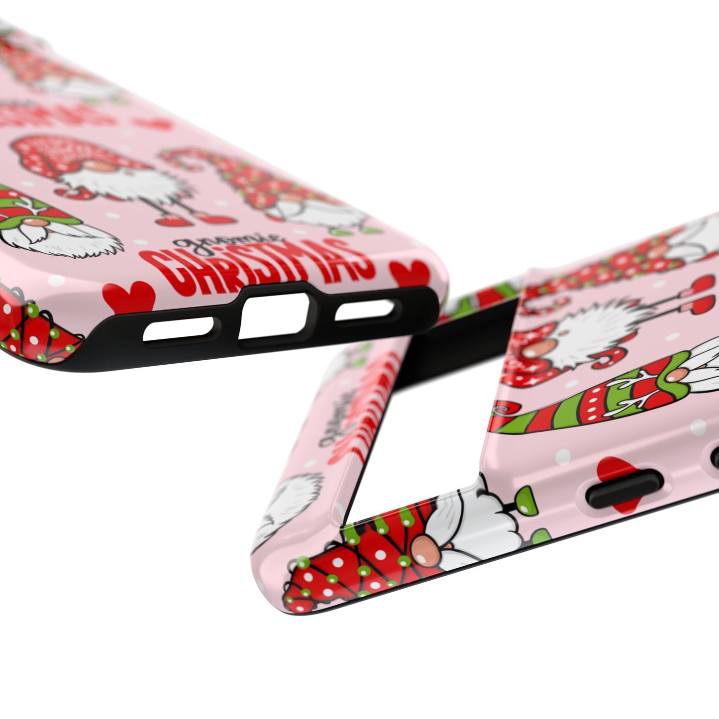 Christmas Gnomes Tough Phone Case – “Gnomie Christmas” Holiday Protection