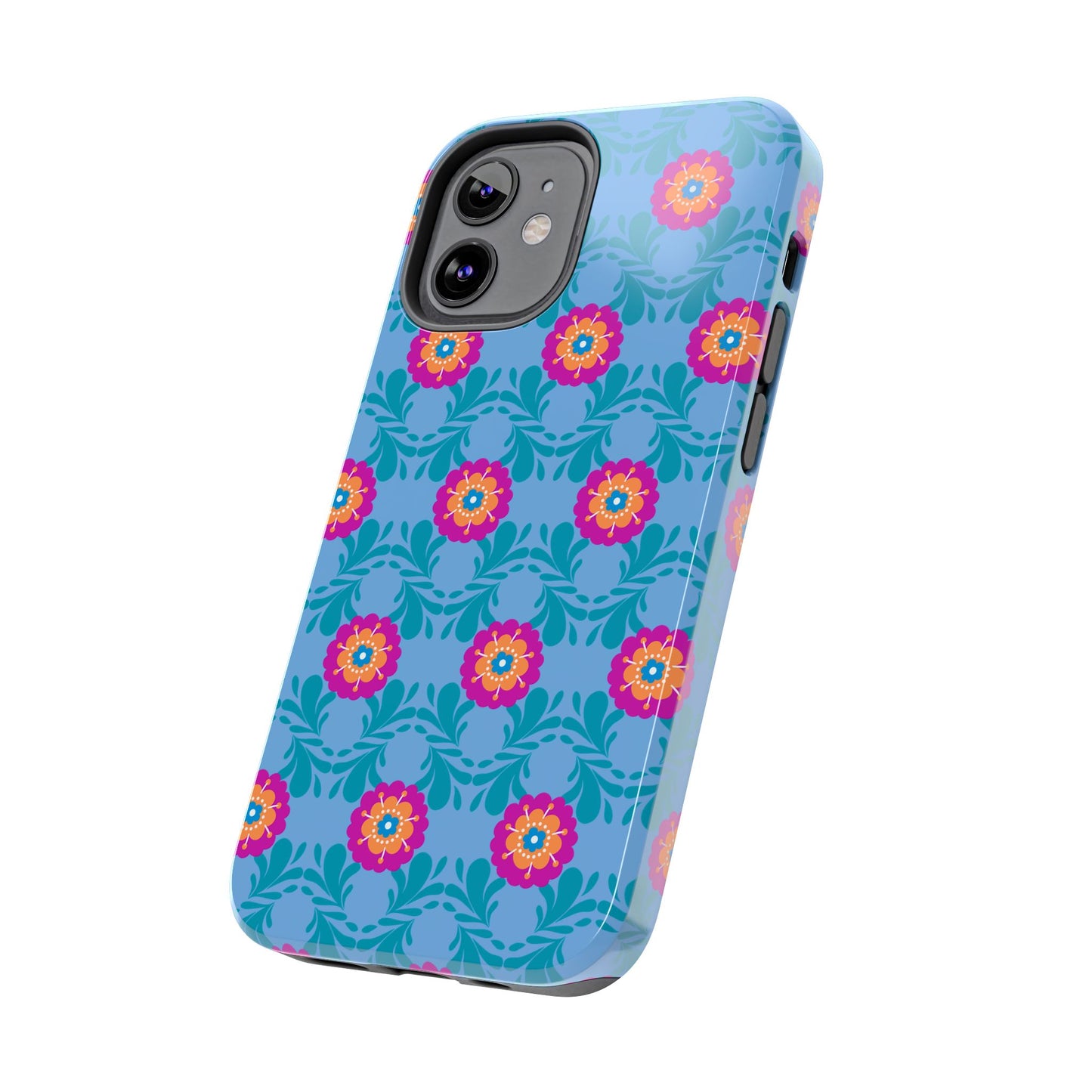 Floral Tough Phone Case - Durable, Stylish Protection for Your Smartphone
