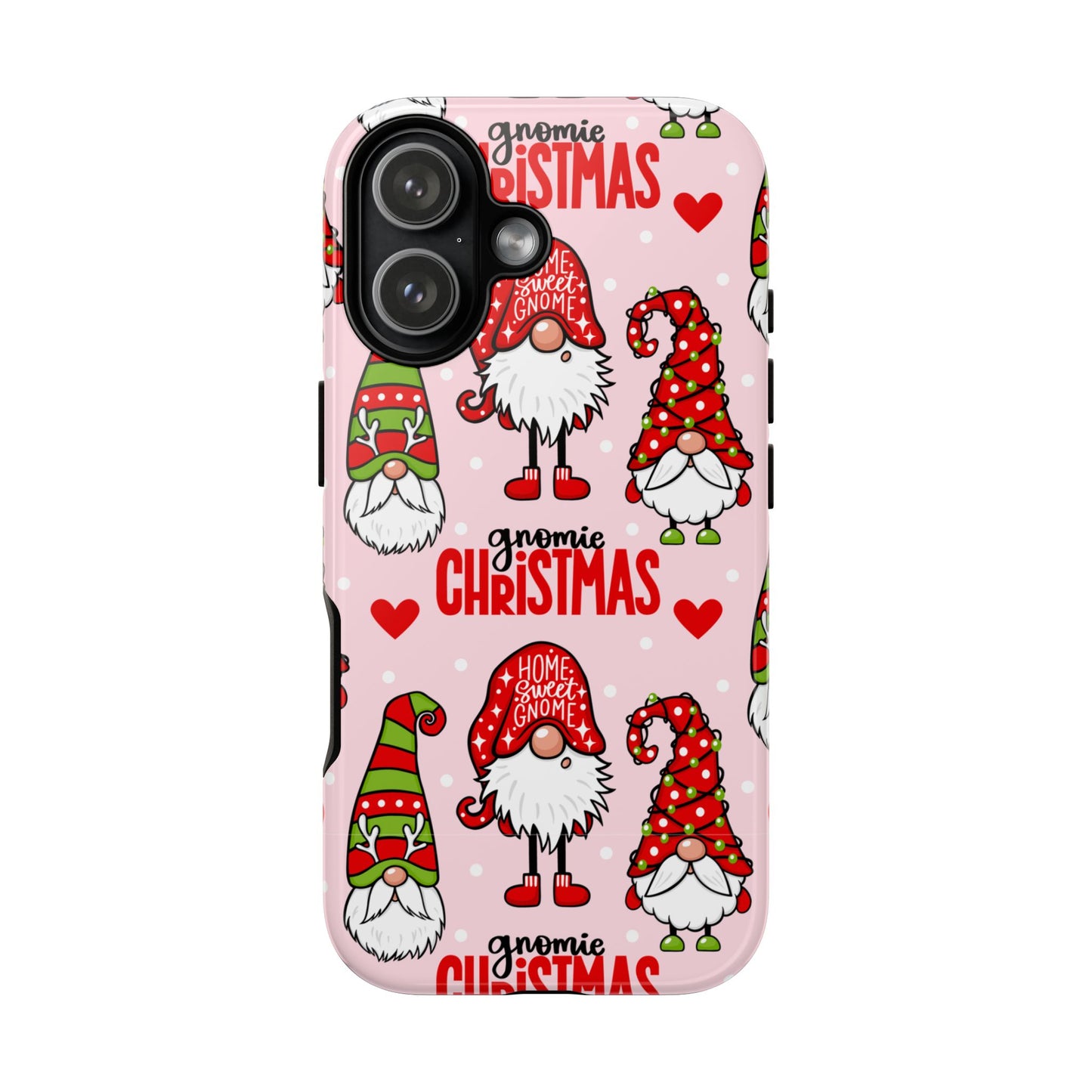 Christmas Gnomes Tough Phone Case – “Gnomie Christmas” Holiday Protection