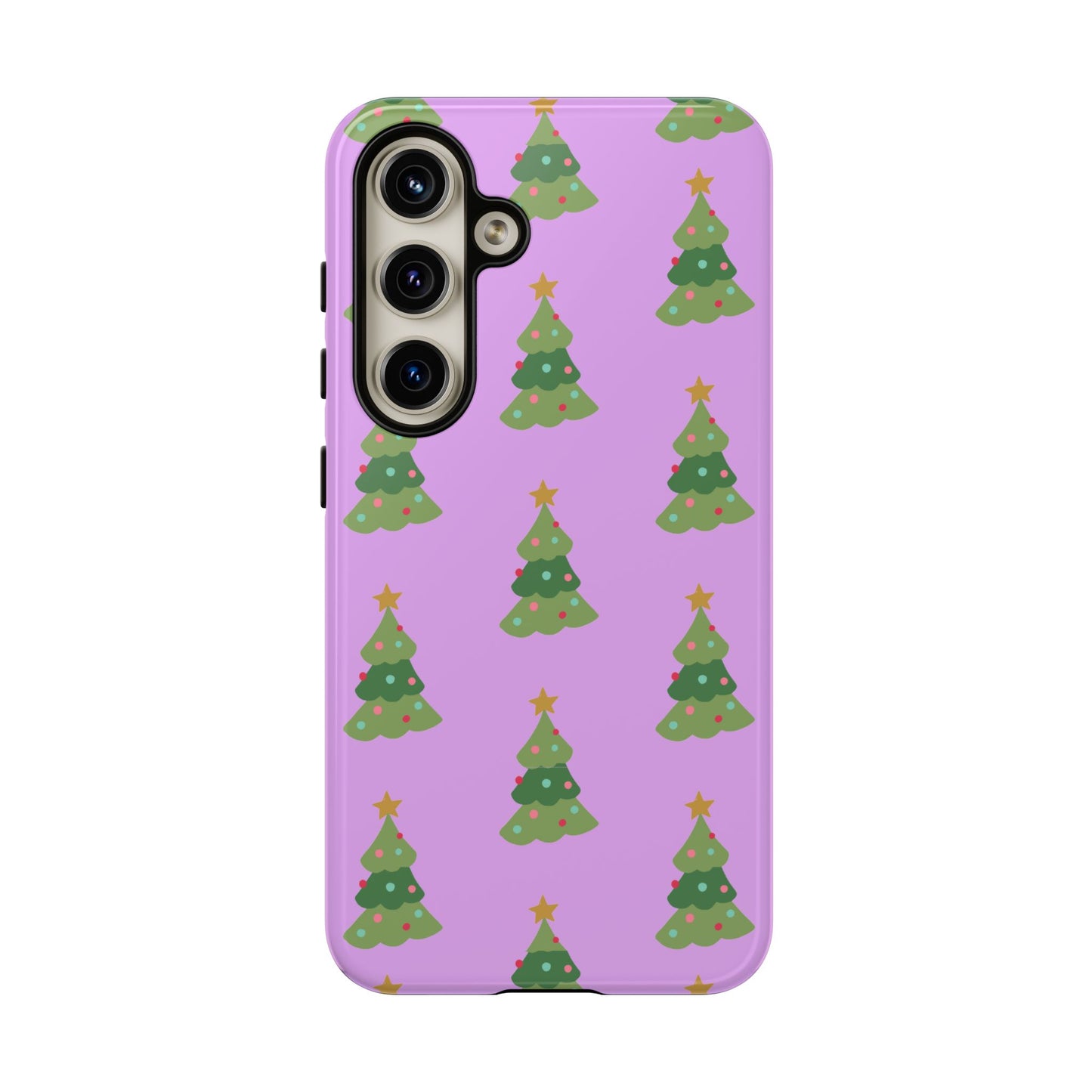Christmas Tree Phone Case — Cute Purple Holiday iPhone Cover