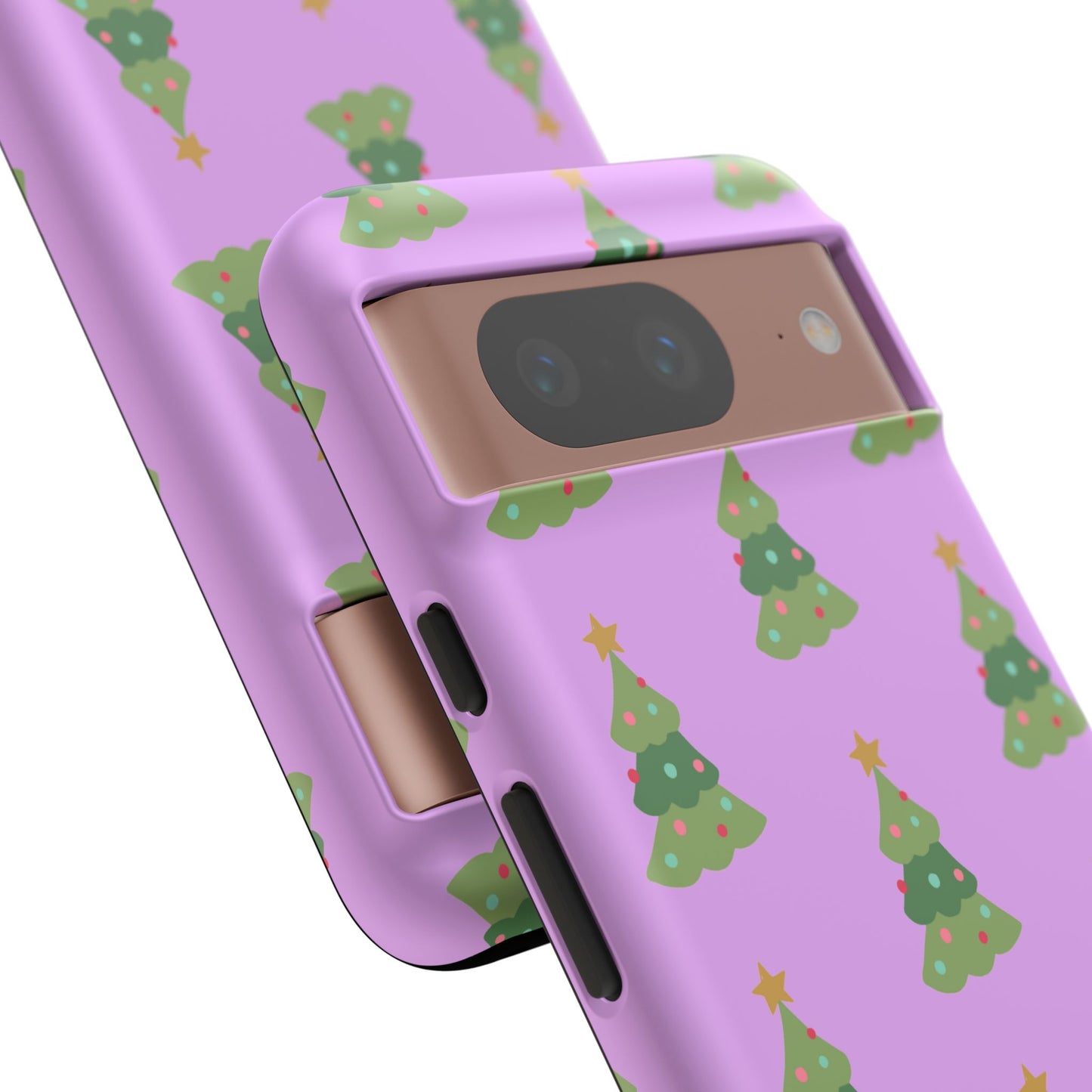 Christmas Tree Phone Case — Cute Purple Holiday iPhone Cover