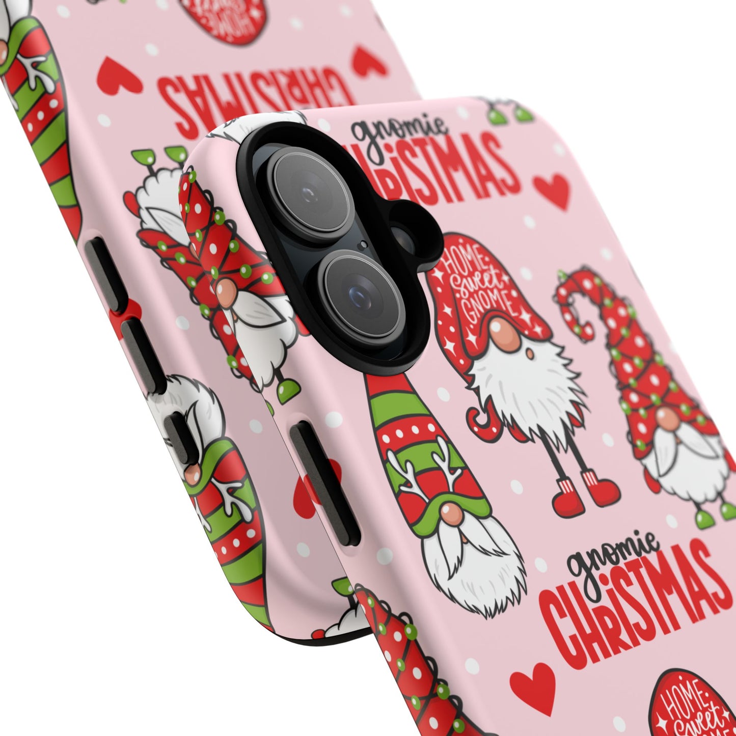 Christmas Gnomes Tough Phone Case – “Gnomie Christmas” Holiday Protection