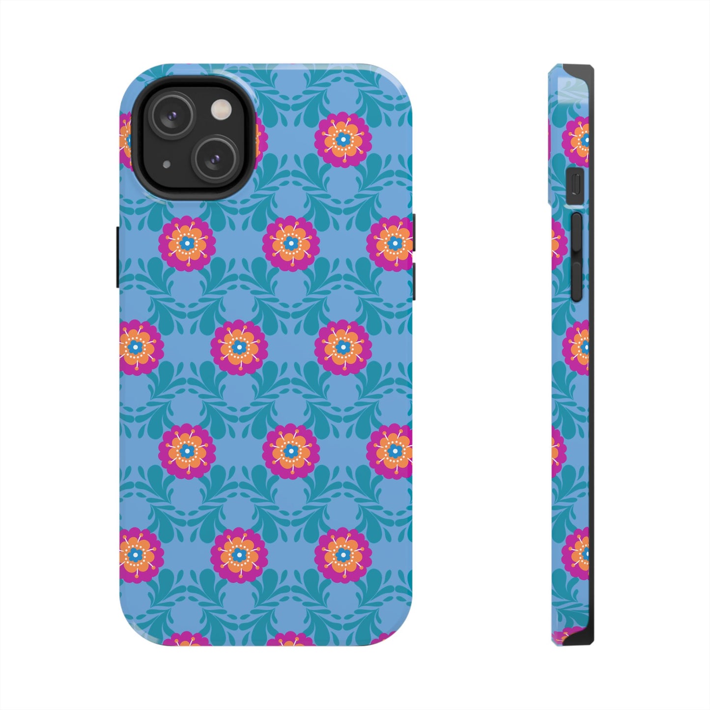 Floral Tough Phone Case - Durable, Stylish Protection for Your Smartphone