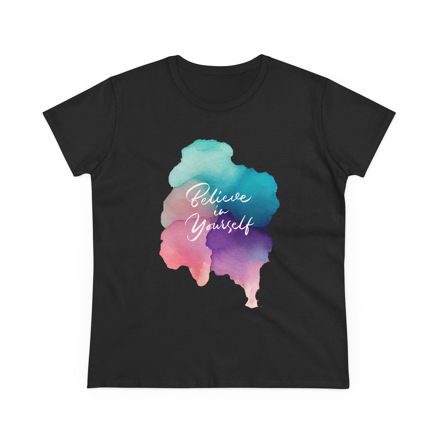 Motivational Women's Tee - 'Believe in Yourself' Casual Cotton Shirt, Gift for Her, Inspirational T-Shirt, Everyday Wear, [...]