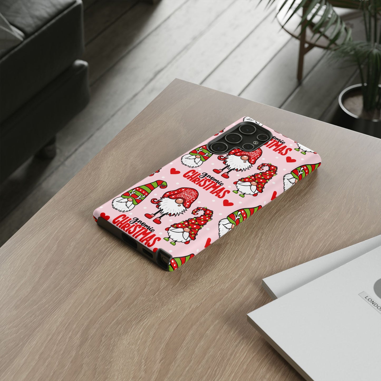 Christmas Gnomes Tough Phone Case – “Gnomie Christmas” Holiday Protection
