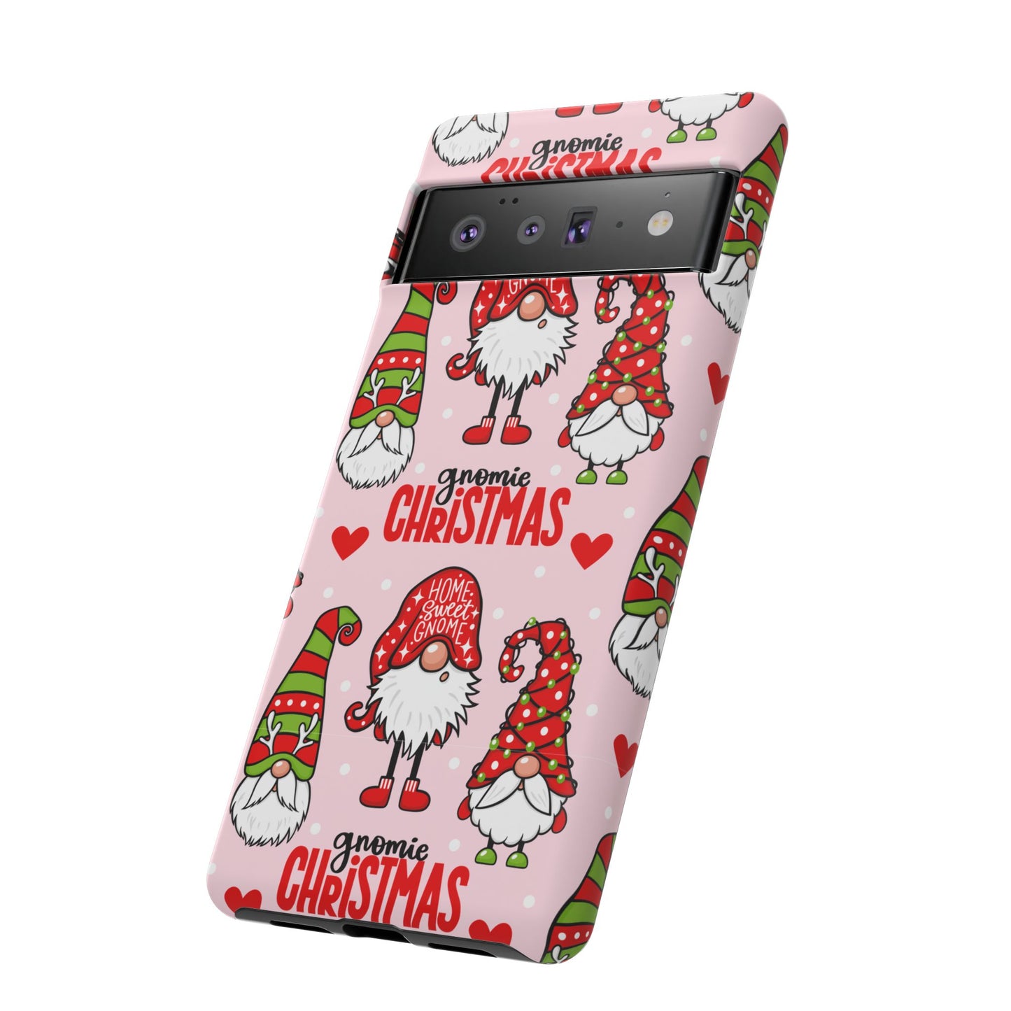 Christmas Gnomes Tough Phone Case – “Gnomie Christmas” Holiday Protection