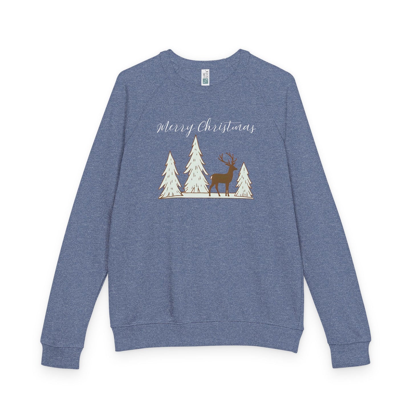 Merry Christmas Reindeer Crewneck Sweatshirt