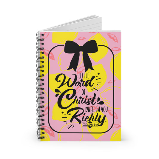 Faith & Creativity Bible Study & Journaling Spiral Notebook