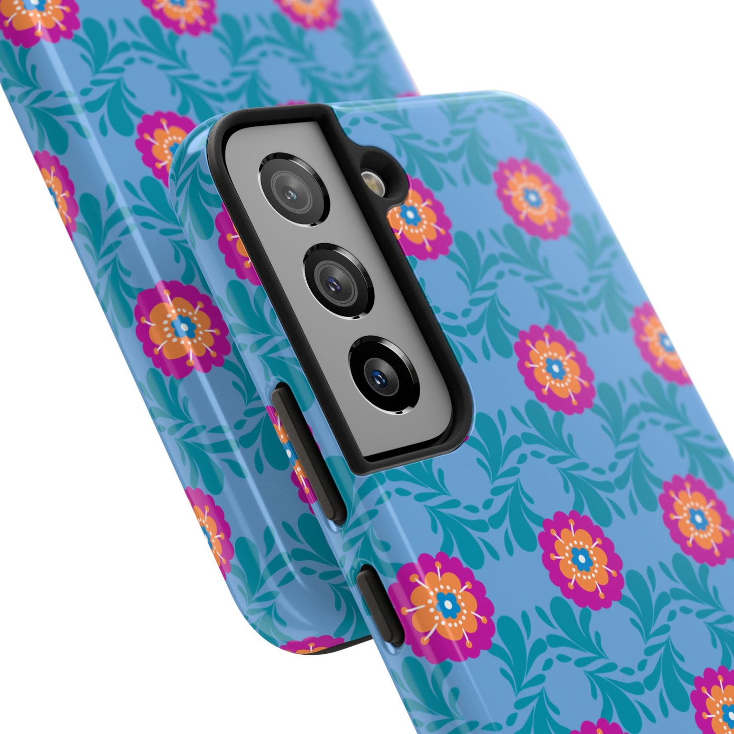Floral Tough Phone Case - Durable, Stylish Protection for Your Smartphone