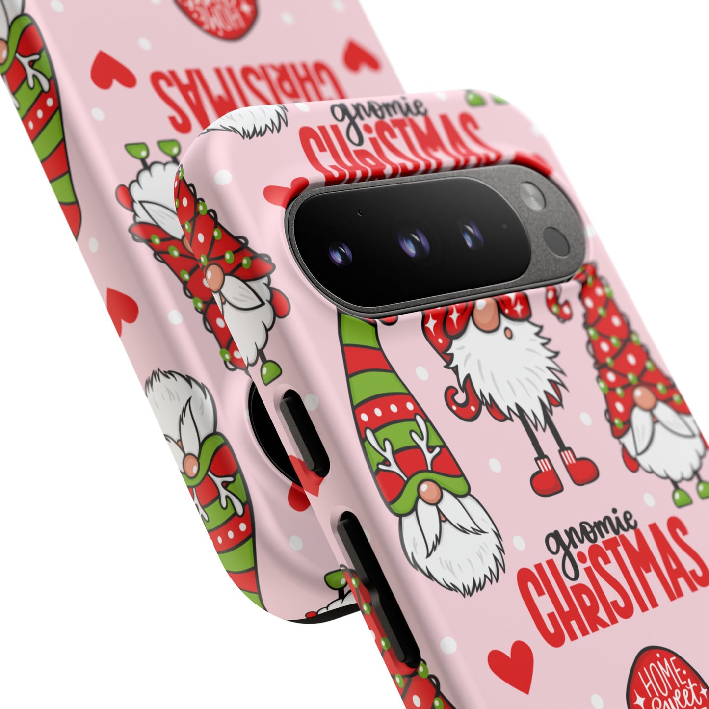 Christmas Gnomes Tough Phone Case – “Gnomie Christmas” Holiday Protection