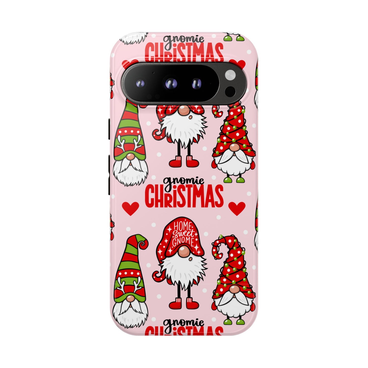 Christmas Gnomes Tough Phone Case – “Gnomie Christmas” Holiday Protection
