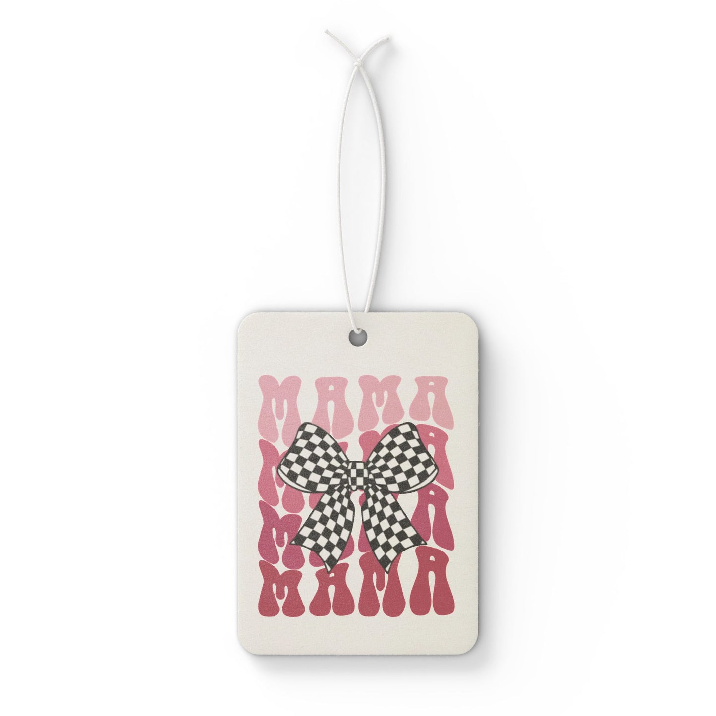 Chic Car Air Freshener with Bow Design, Cute Car Accessory, Floral Air Freshener, Gift for Her, Home Decor