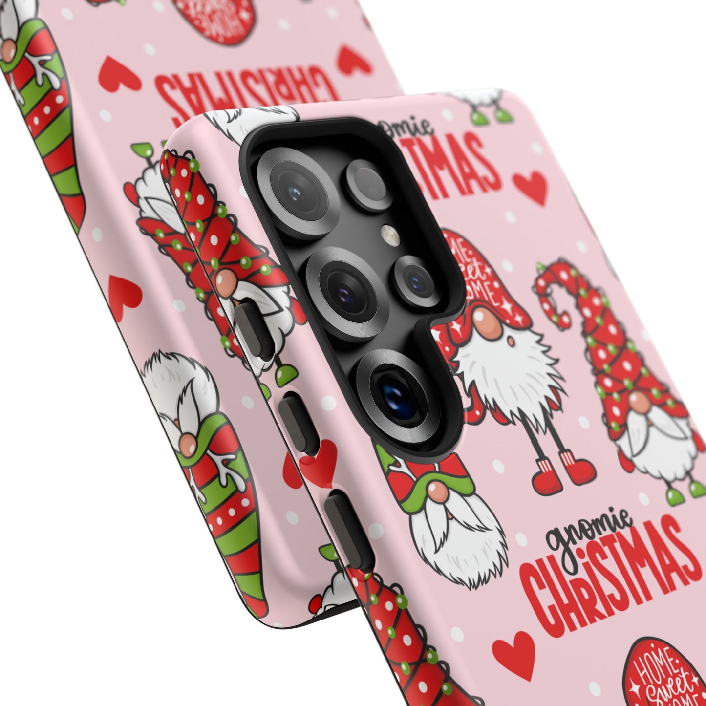 Christmas Gnomes Tough Phone Case – “Gnomie Christmas” Holiday Protection