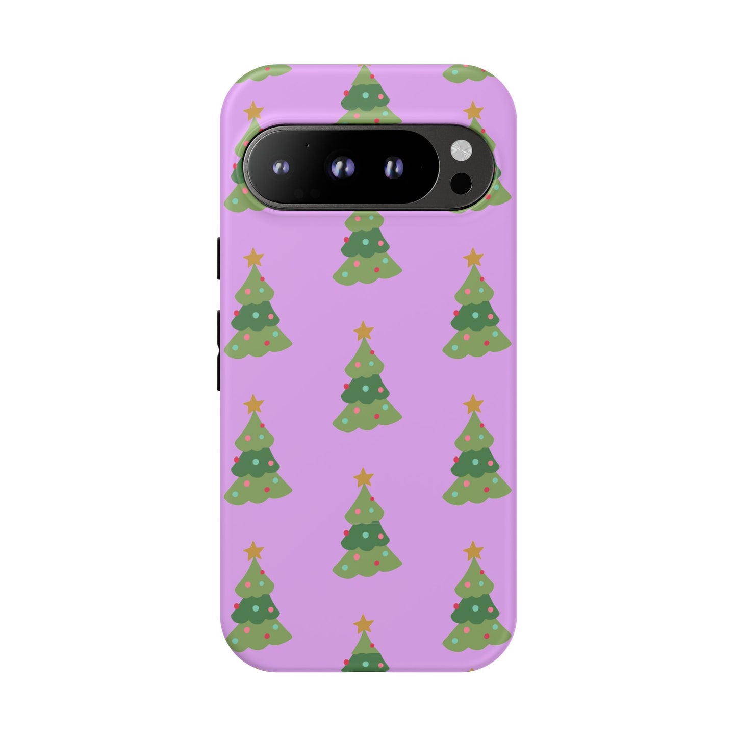 Christmas Tree Phone Case — Cute Purple Holiday iPhone Cover