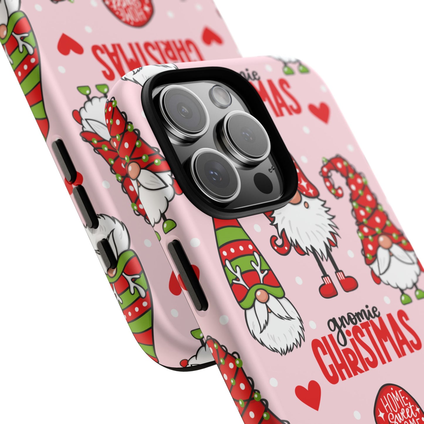 Christmas Gnomes Tough Phone Case – “Gnomie Christmas” Holiday Protection
