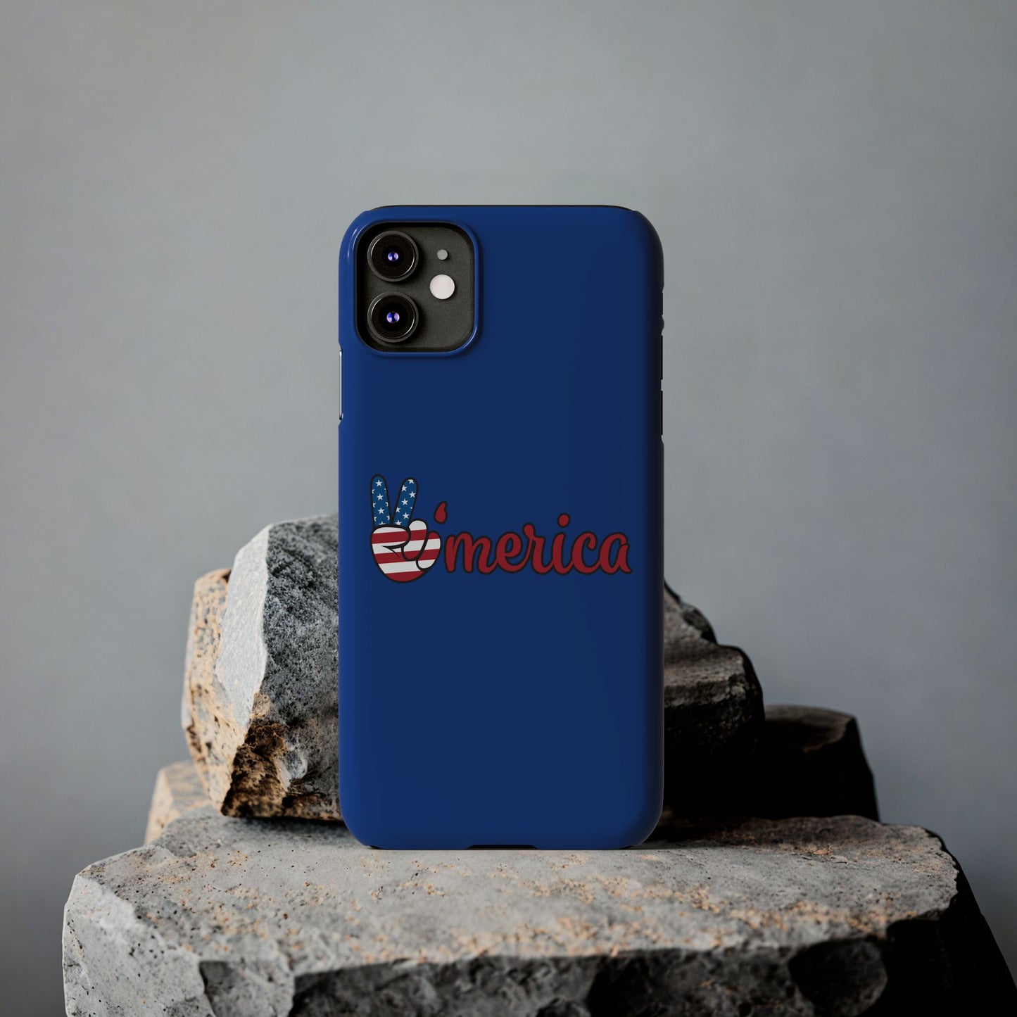 Slim Phone Case - 'Merica Design, Patriotic Phone Cover for Independence Day, 4th of July, USA Pride, Gift for Americans