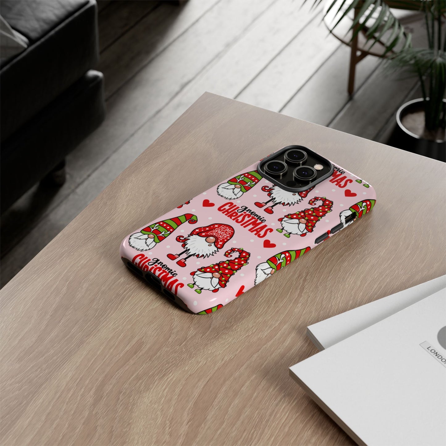Christmas Gnomes Tough Phone Case – “Gnomie Christmas” Holiday Protection