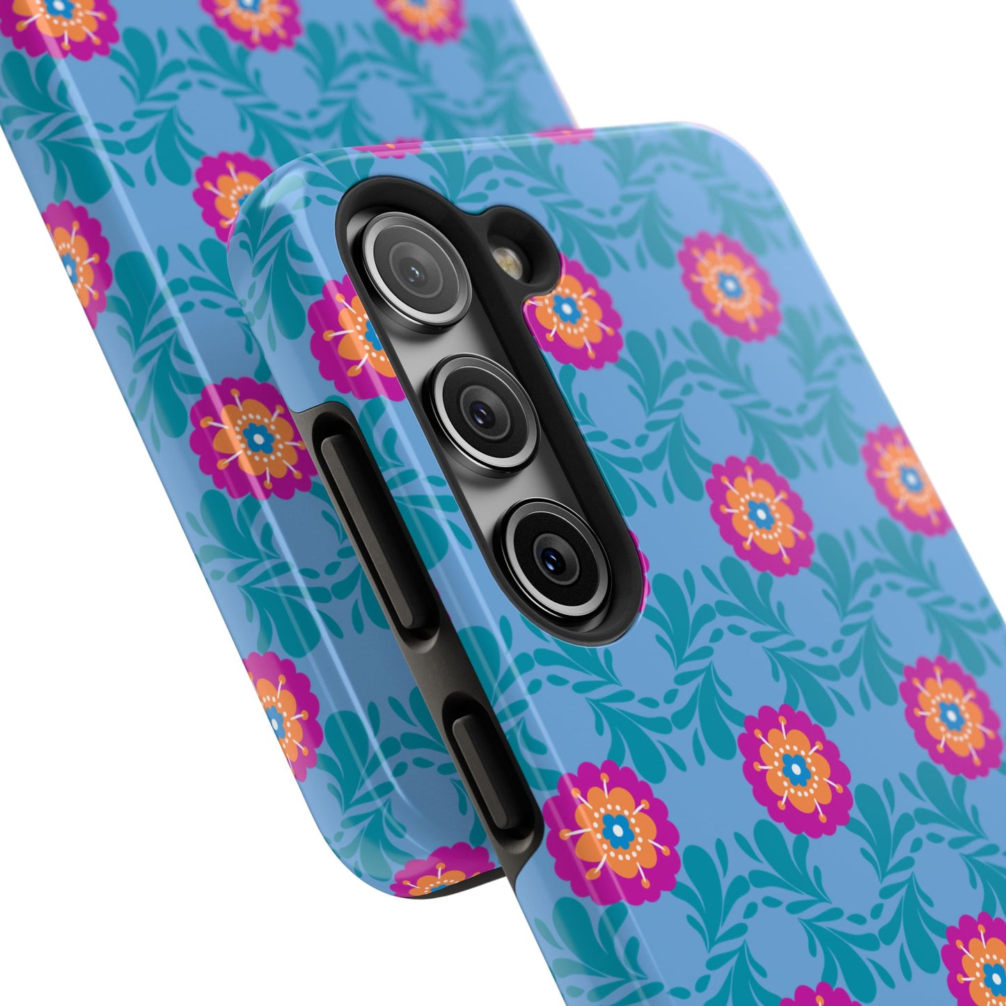 Floral Tough Phone Case - Durable, Stylish Protection for Your Smartphone