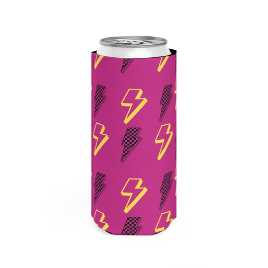 Vibrant Lightning Slim Can Cooler, Party Drink Sleeve, Summer BBQ Gift, Electric Vibe Beverage Wrap, Festival Drink Holder, Fun Picnic [...]