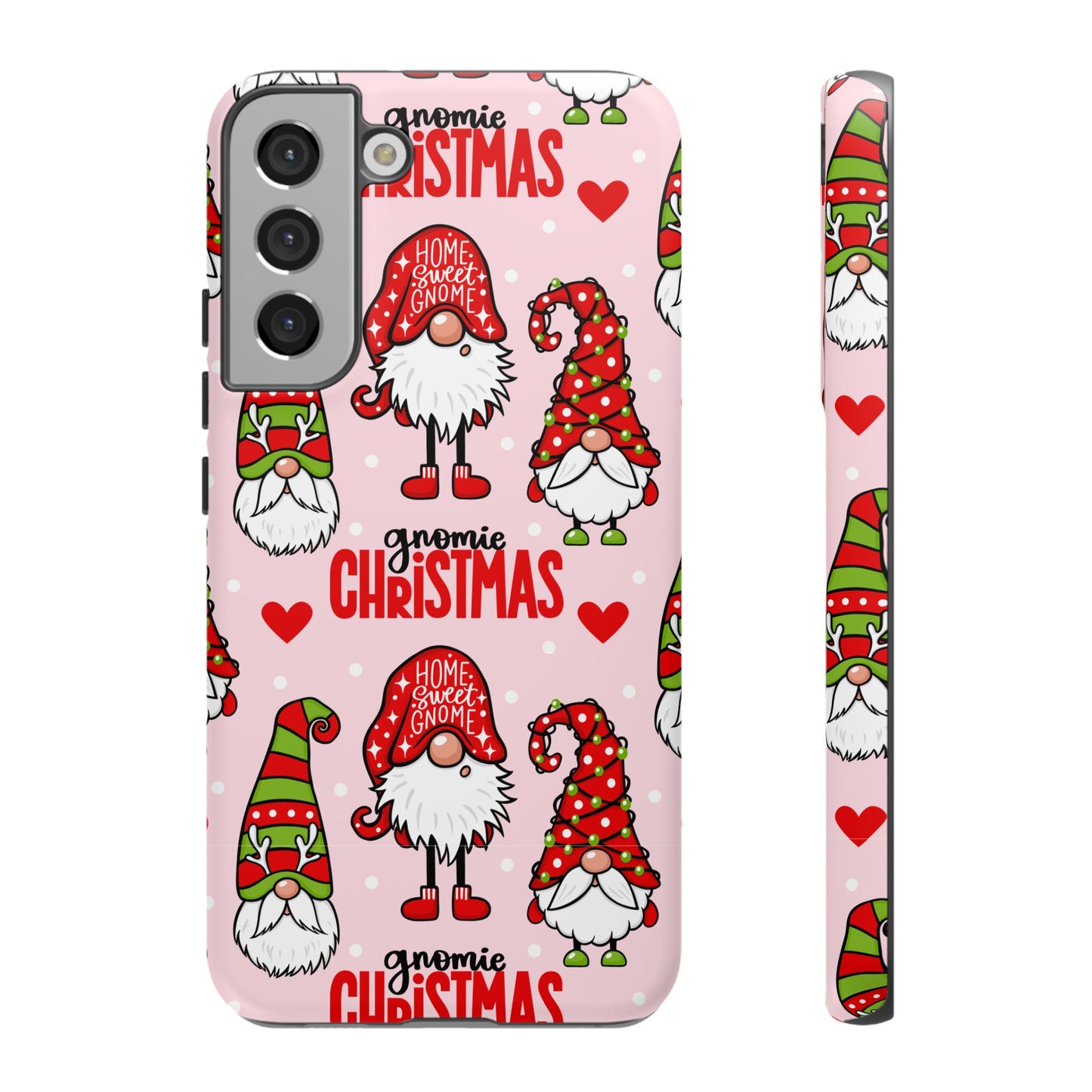 Christmas Gnomes Tough Phone Case – “Gnomie Christmas” Holiday Protection