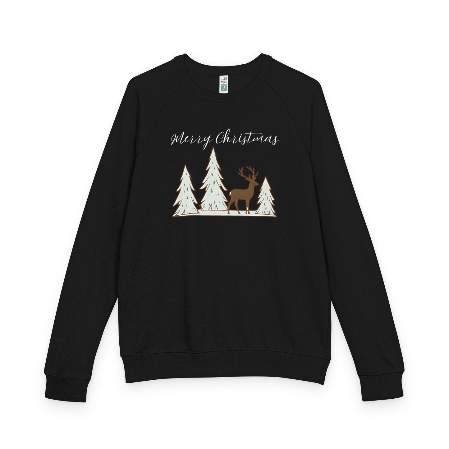 Merry Christmas Reindeer Crewneck Sweatshirt