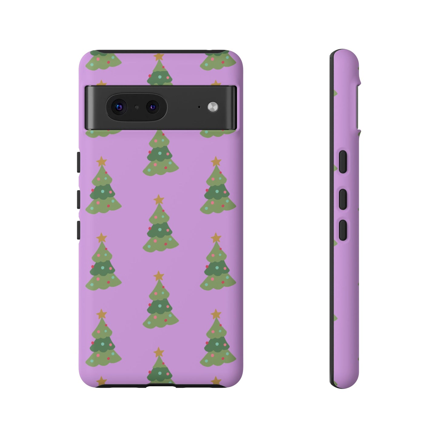 Christmas Tree Phone Case — Cute Purple Holiday iPhone Cover