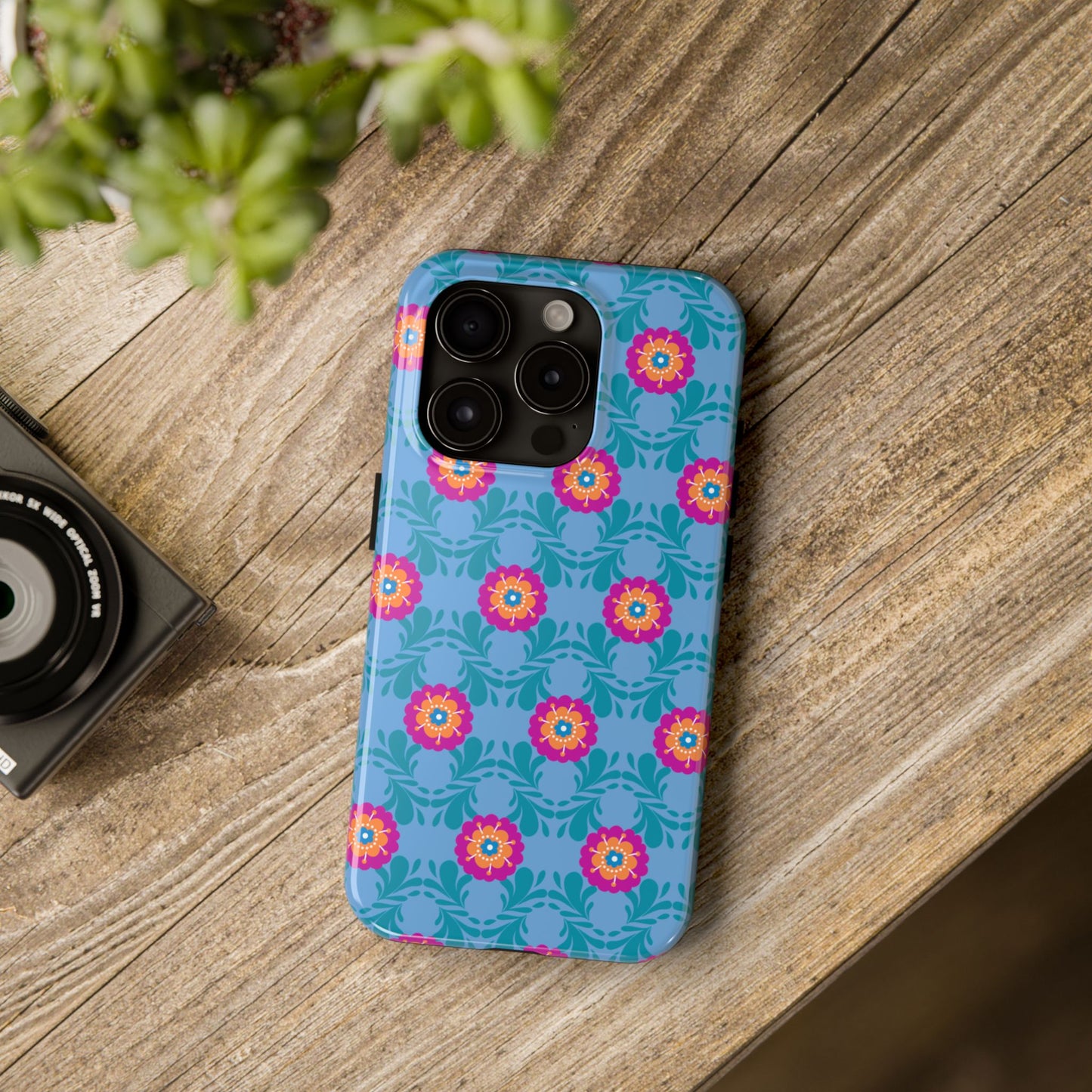 Floral Tough Phone Case - Durable, Stylish Protection for Your Smartphone