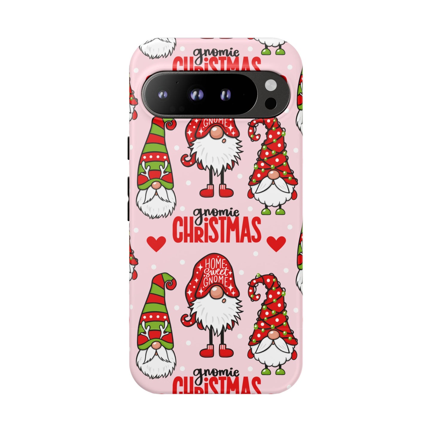 Christmas Gnomes Tough Phone Case – “Gnomie Christmas” Holiday Protection