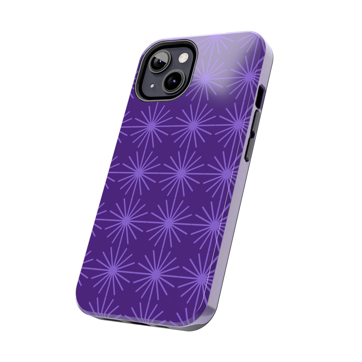 Phone Case - Purple Circular Star Design