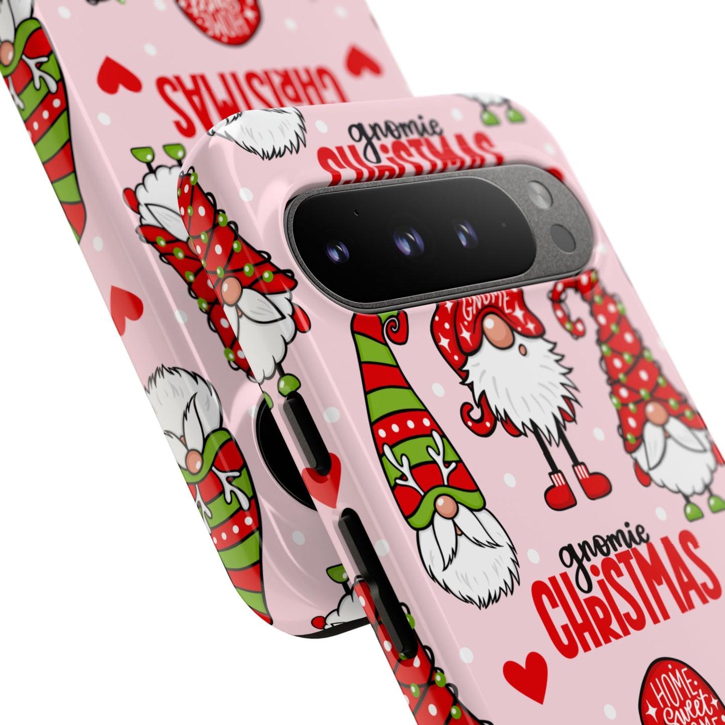 Christmas Gnomes Tough Phone Case – “Gnomie Christmas” Holiday Protection