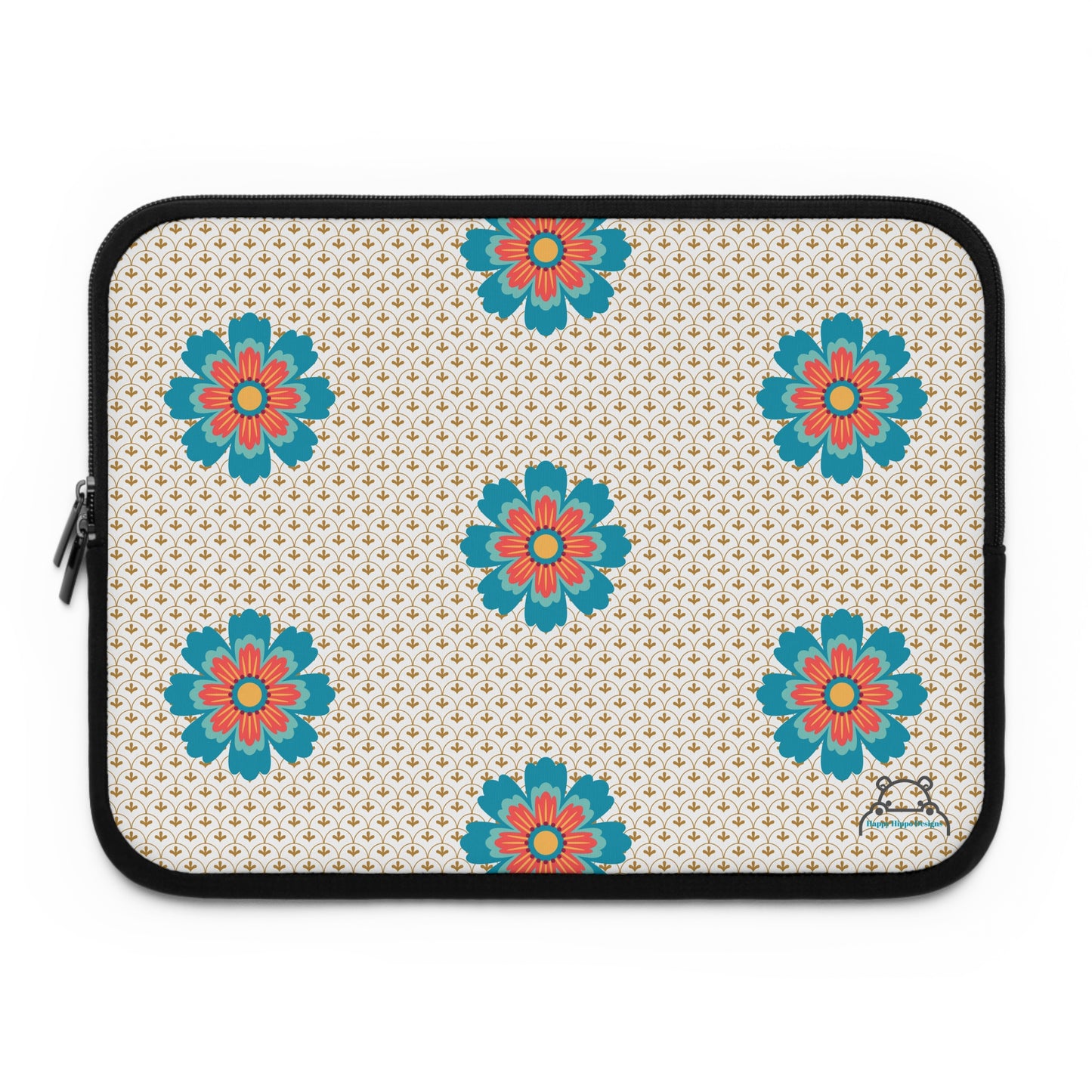 Colorful Floral Laptop Sleeve