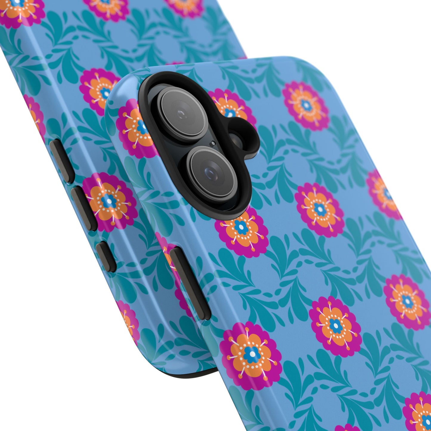 Floral Tough Phone Case - Durable, Stylish Protection for Your Smartphone