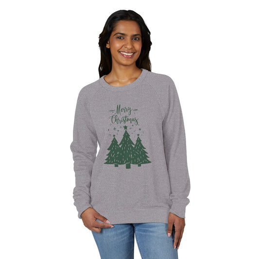 Forest Tree Crewneck Sweatshirt — Minimal Holiday Pine Design