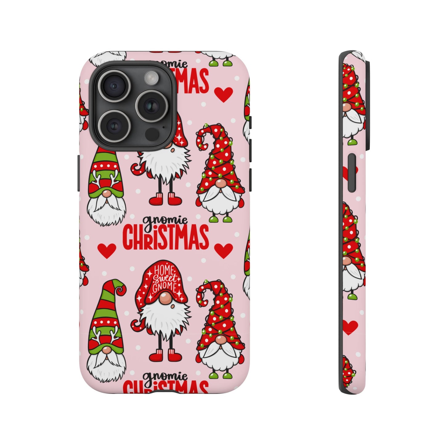 Christmas Gnomes Tough Phone Case – “Gnomie Christmas” Holiday Protection