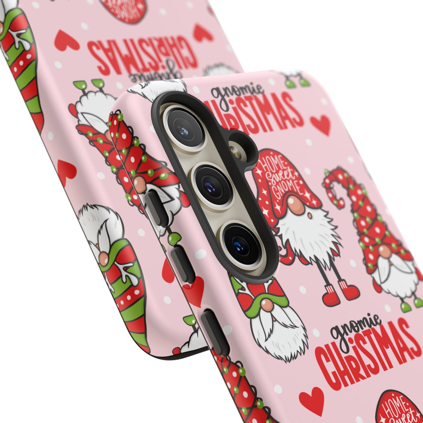 Christmas Gnomes Tough Phone Case – “Gnomie Christmas” Holiday Protection