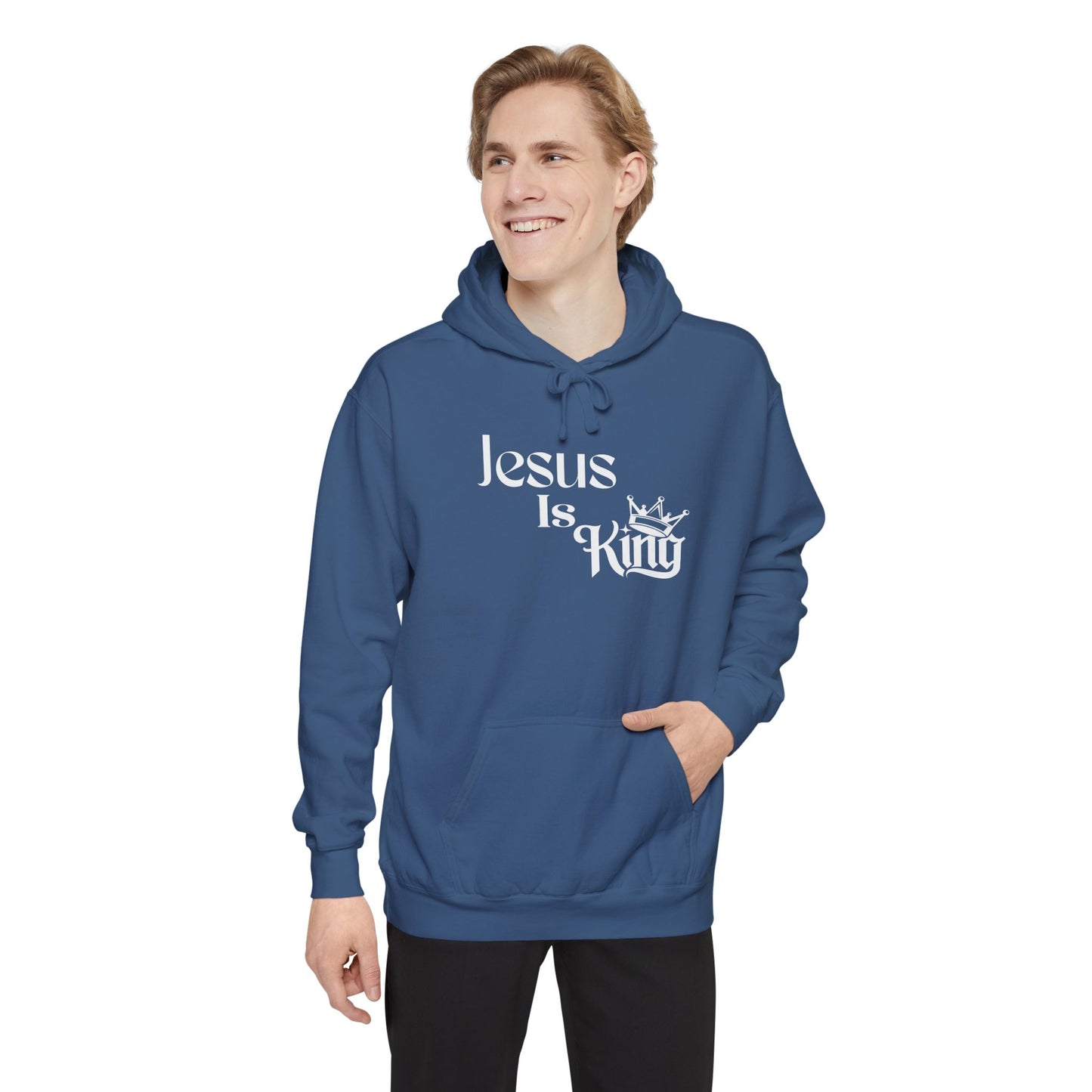 King of Kings Unisex Hoodie - Jesus is King Faith Based Design
