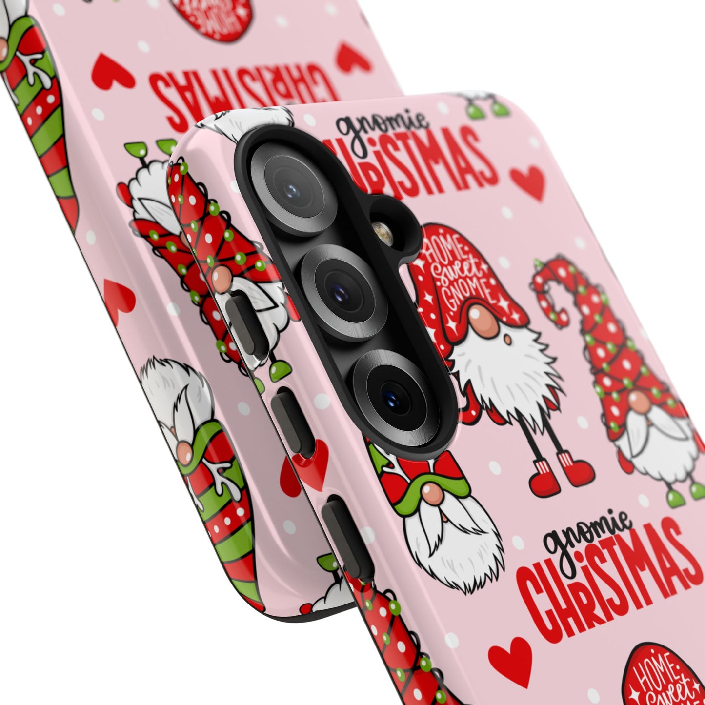Christmas Gnomes Tough Phone Case – “Gnomie Christmas” Holiday Protection
