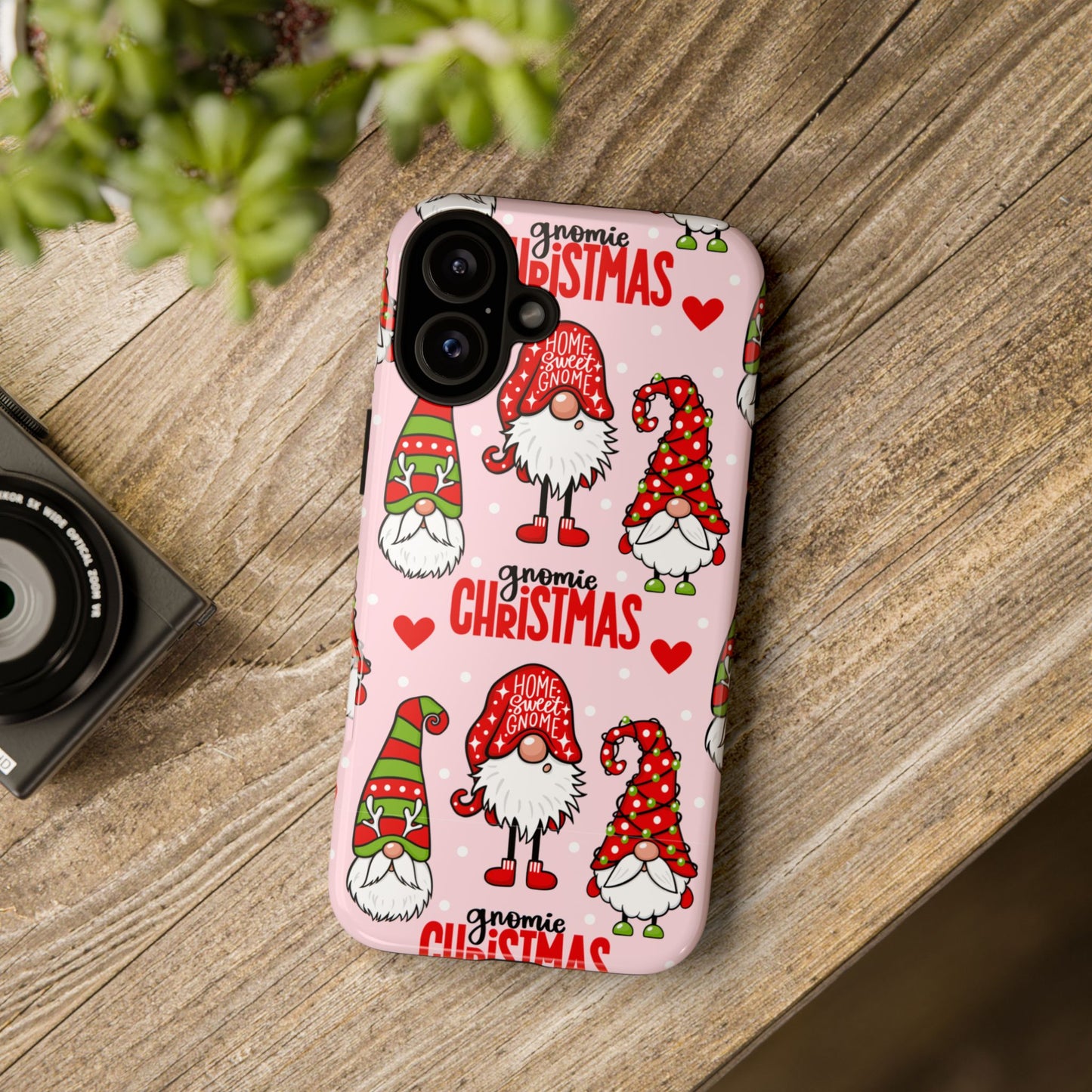 Christmas Gnomes Tough Phone Case – “Gnomie Christmas” Holiday Protection