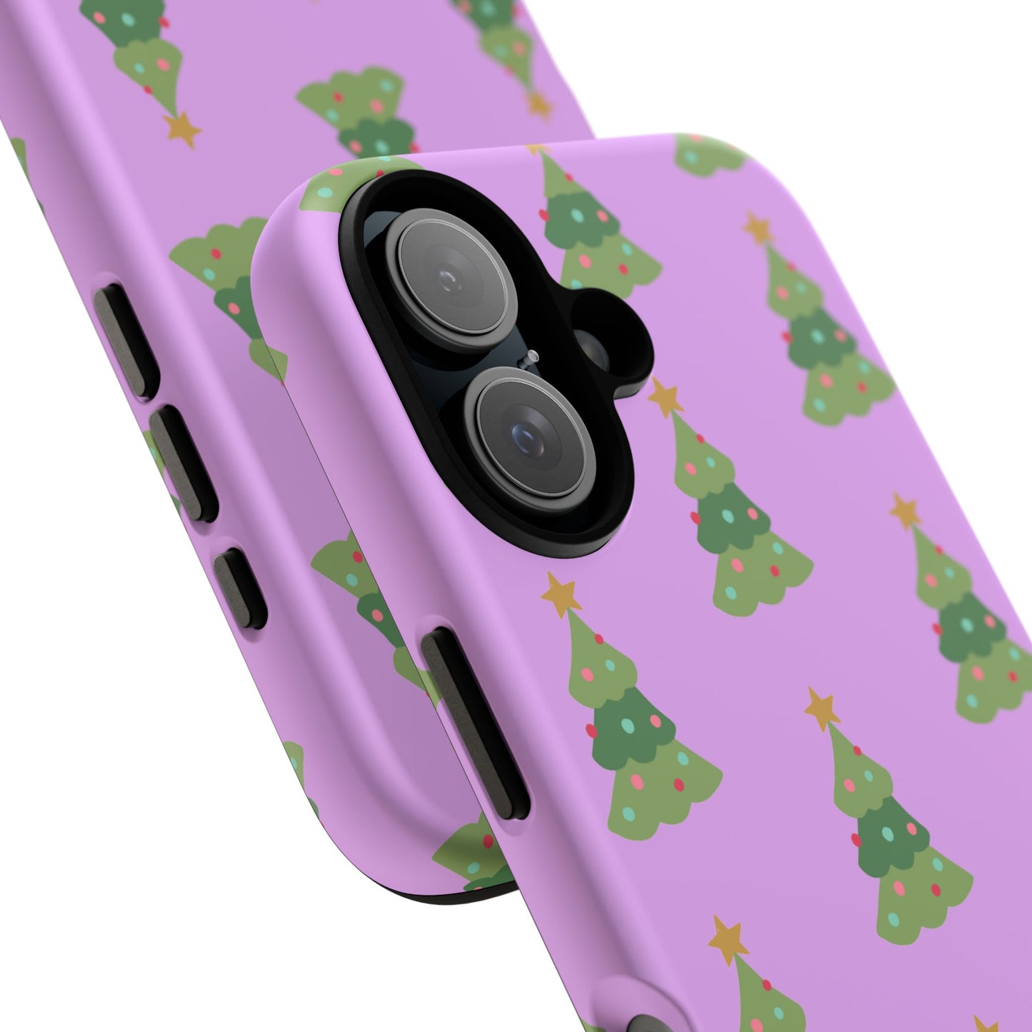 Christmas Tree Phone Case — Cute Purple Holiday iPhone Cover
