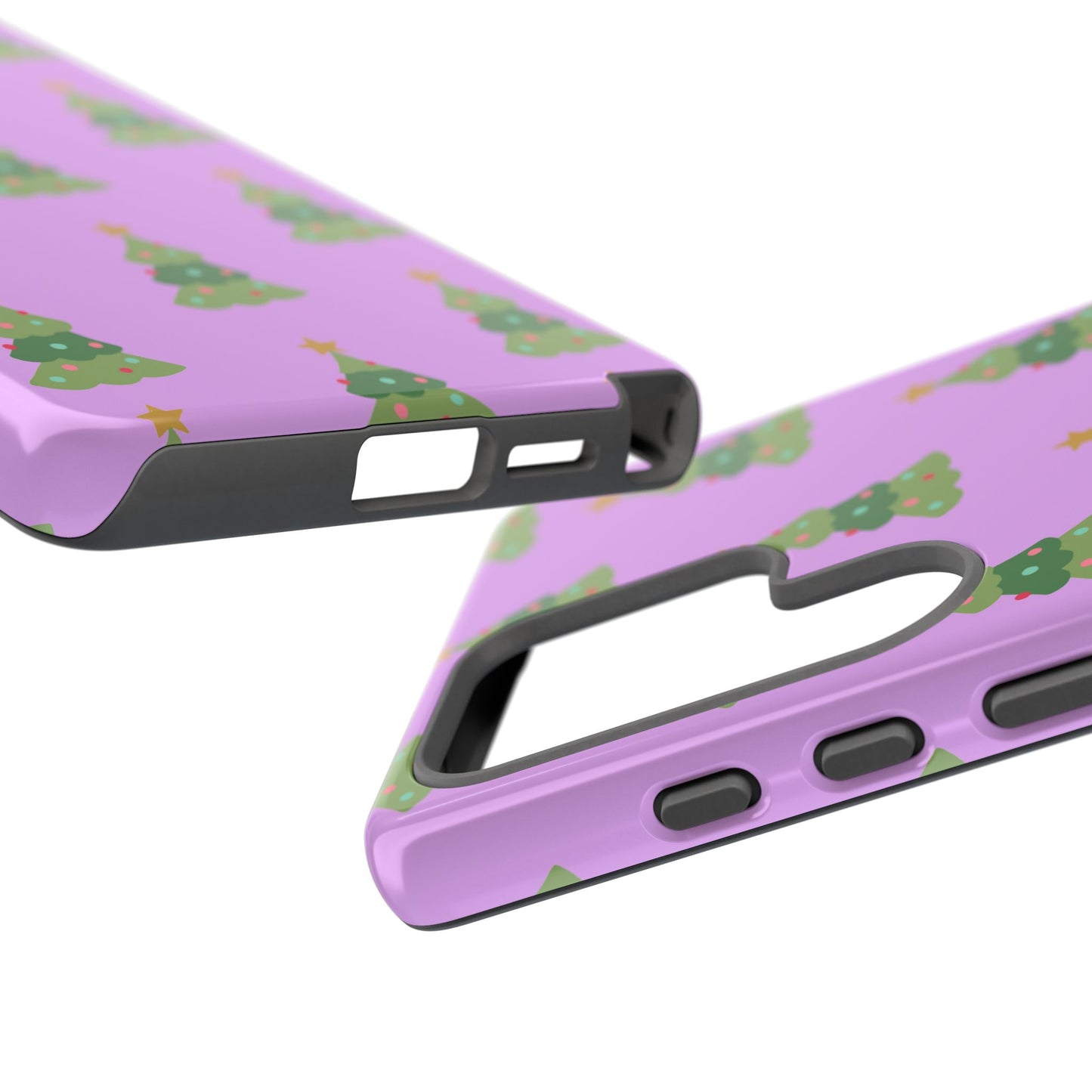Christmas Tree Phone Case — Cute Purple Holiday iPhone Cover