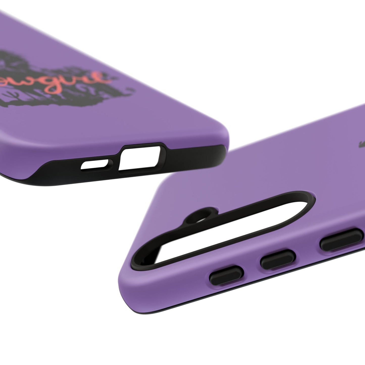 Cowgirl Phone Case — Purple Western Rider Protective Phone Cover