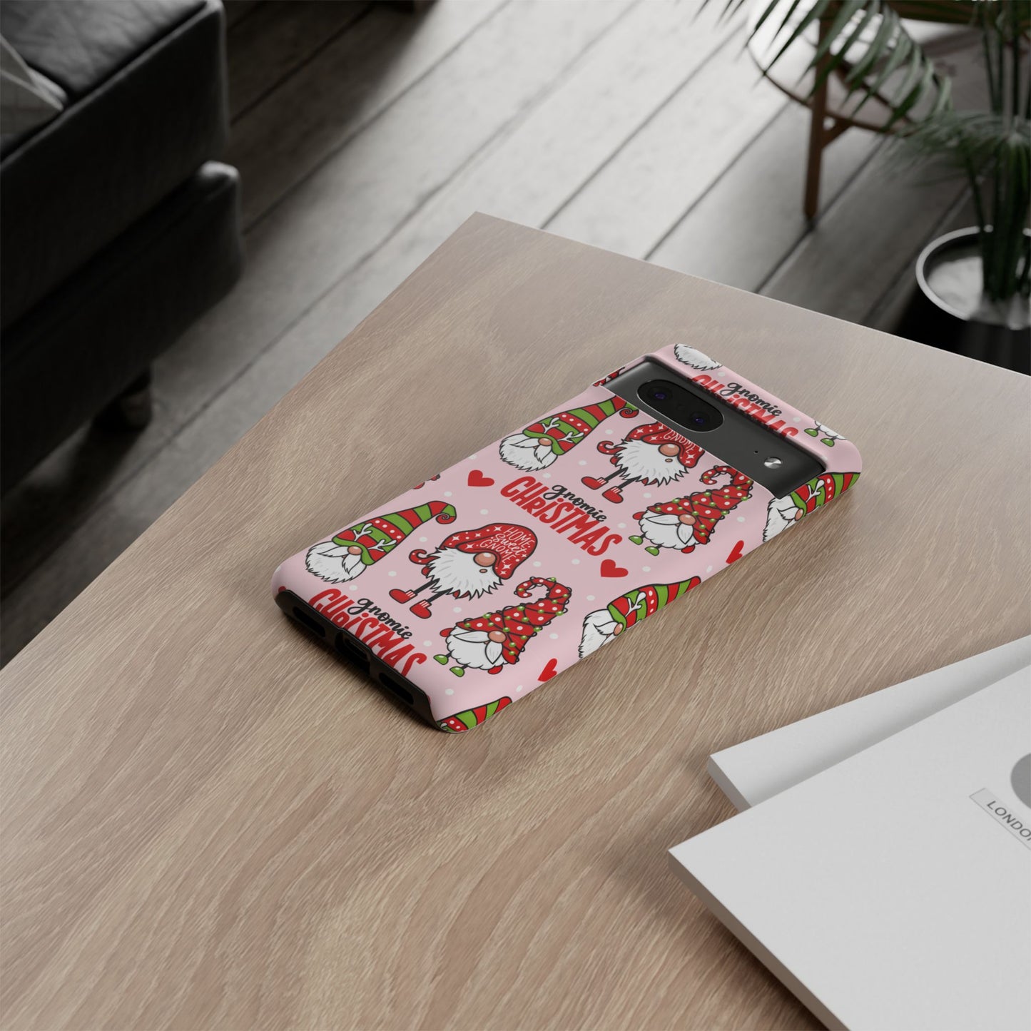 Christmas Gnomes Tough Phone Case – “Gnomie Christmas” Holiday Protection