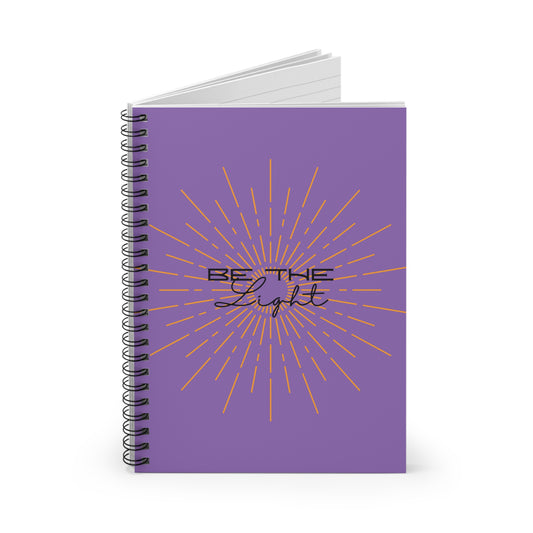 Faith Journal Notebook - with 'Be the Light' design