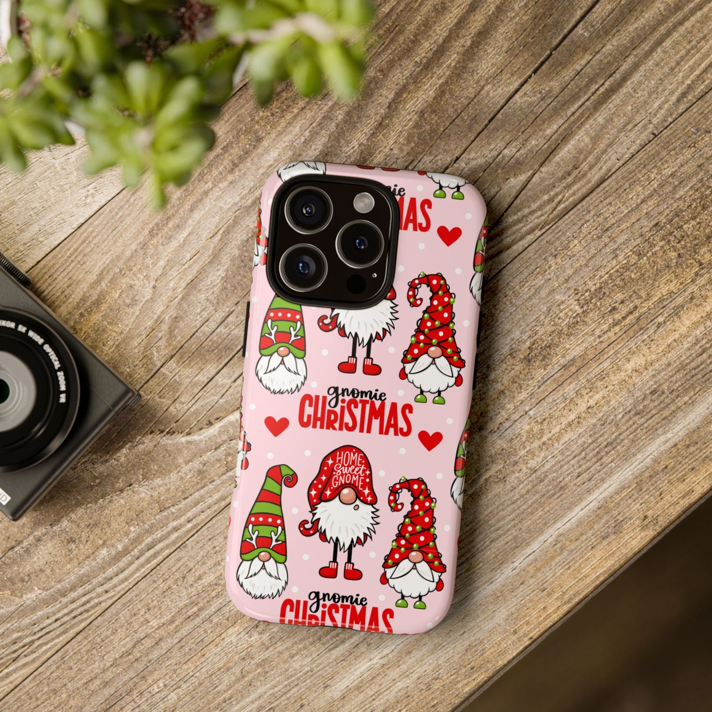 Christmas Gnomes Tough Phone Case – “Gnomie Christmas” Holiday Protection