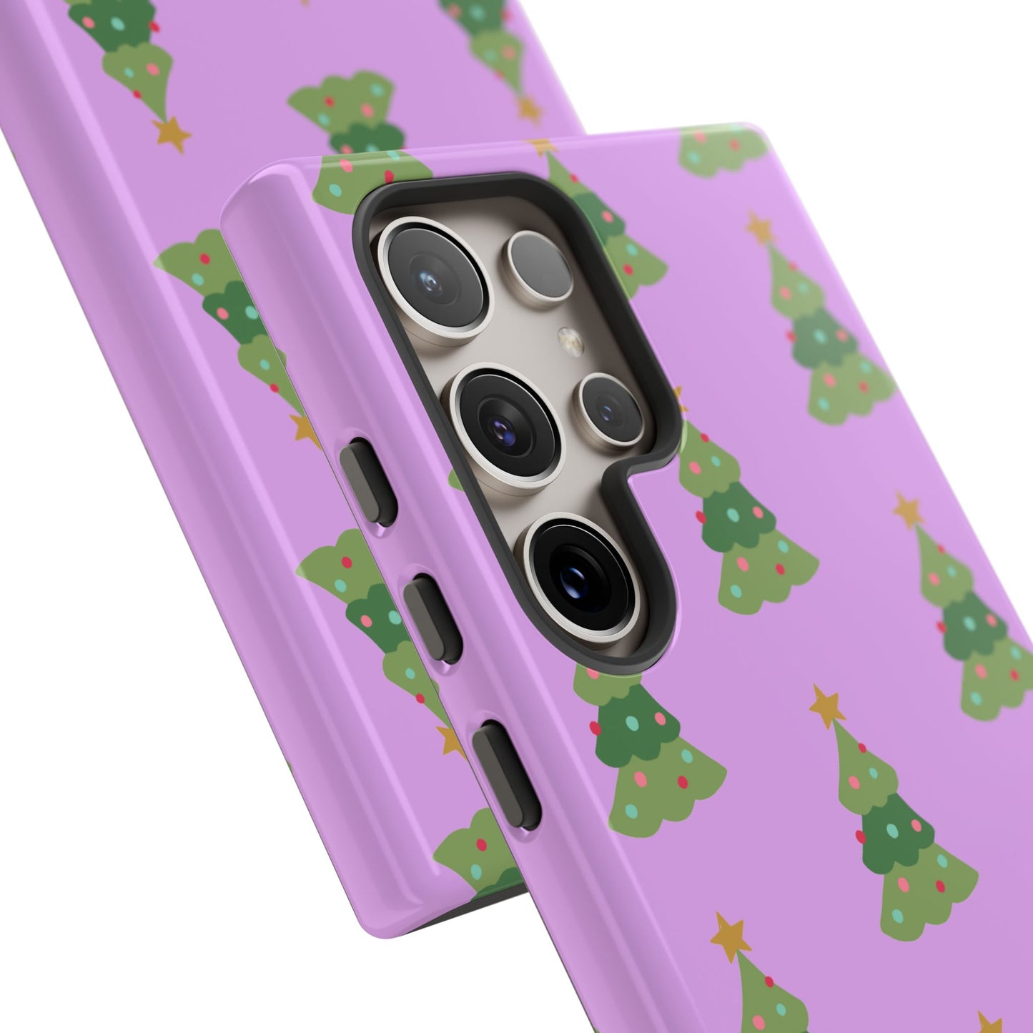 Christmas Tree Phone Case — Cute Purple Holiday iPhone Cover